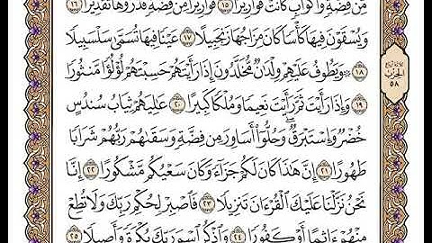 سورة الإنسان بصوت الشيخ وديع اليمني