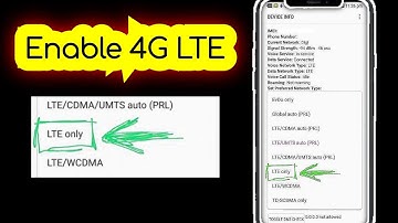 How To Enable 4G/ LTE Plus only Mode on any Android Phone