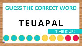 Guess the Correct Word! Unscramble in Record Time! 7 Letters | Agent Quiz