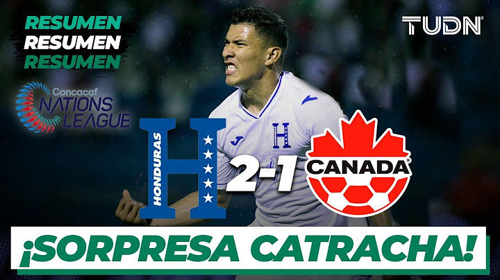 Resumen y goles | Honduras 2-0 Canadá | Nations League 2022 | TUDN