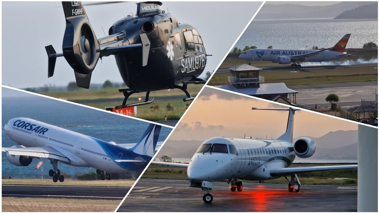 AÉROPORT DE MAYOTTE (03.10.2023) 4K 60fps