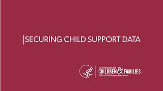 Securing Child Support Data
