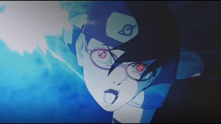Sarada Use Chidori Vs Boro Edit Boruto 4K Amv
