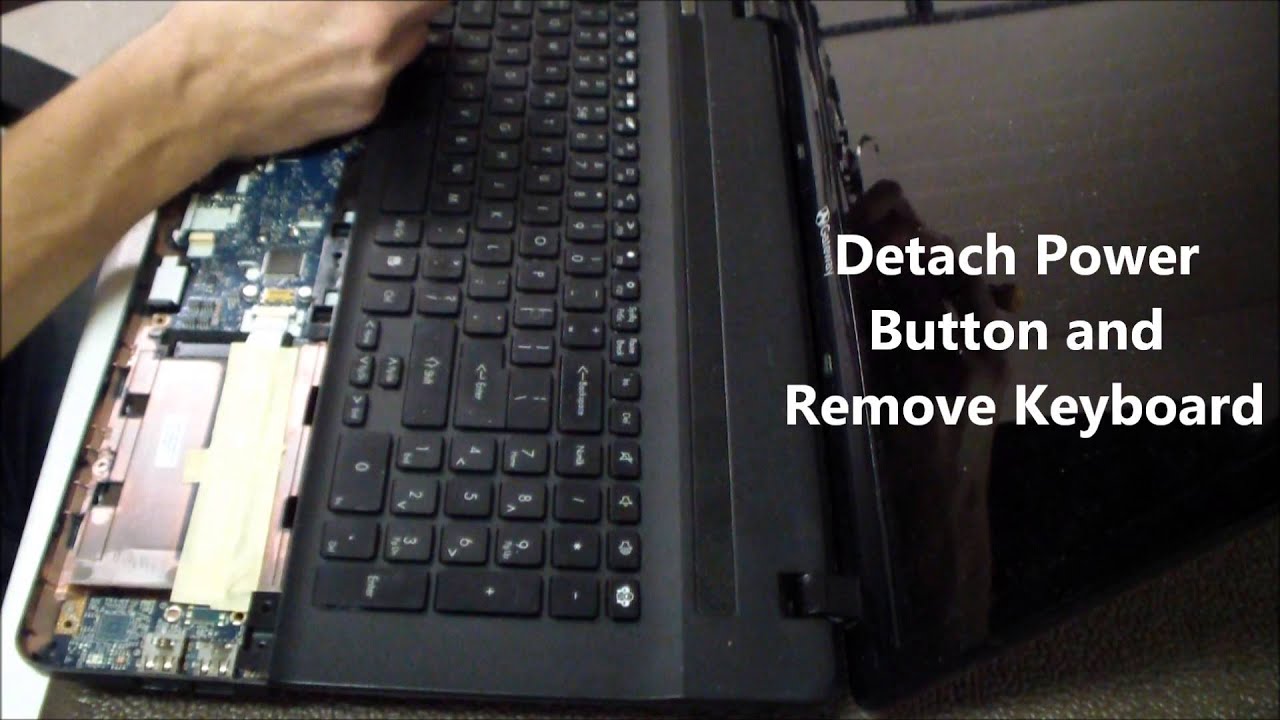 Gateway NV77h05u AC DC Power Jack Repair YouTube