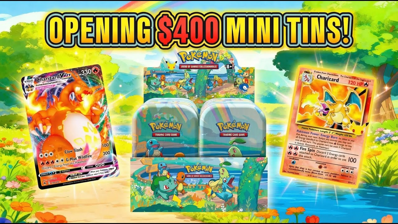 Opening the Rare 25th Anniversary Celebrations Mini Tins Display