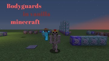 Commandblock - Bodyguard in Minecraft (tutorial)
