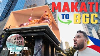 MY FIRST TIME in the PHILIPPINES  MAKATI to BGC | Travel vlog