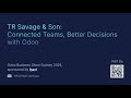 TR Savage &amp; Son: Connected Teams, Better Decisions with Odoo | Odoo Business Show Sydney 2025