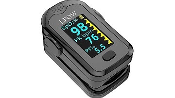 Pulse Oximeter Fingertip, Blood Oxygen Saturation Monitor for Pulse Rate, Heart Rate Monitor and Sp