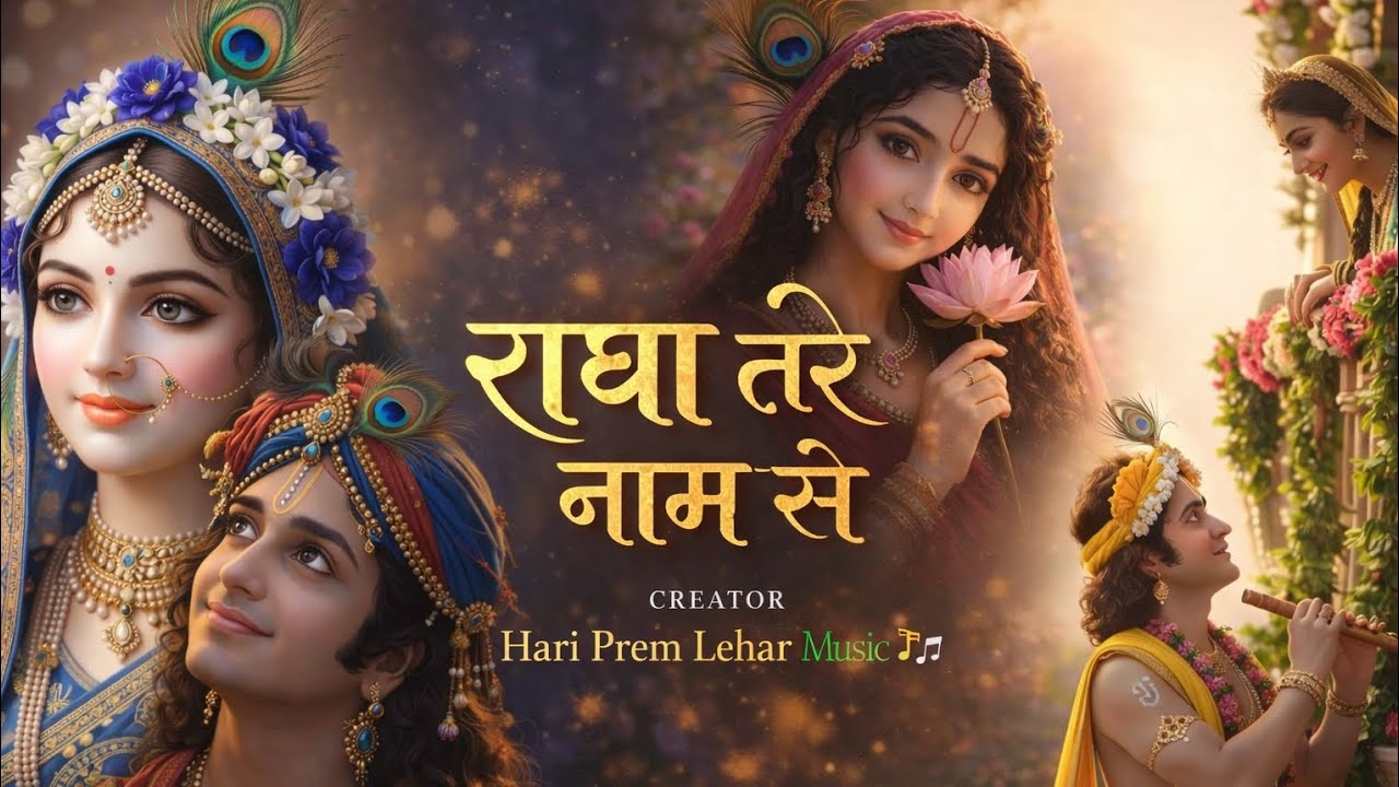 🌸Radhe tere naam se 🦚🌸|bhakti devotional music |🌸 created by hari prem lahar music official 🌸 #music