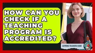 Famous How Can You Check If A Teaching Program Is Accredited? - Aspiring Teacher Guide Profile