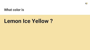 Lemon Ice Yellow color #f6e2a7 hex Cool Yellow color f6e2a7
