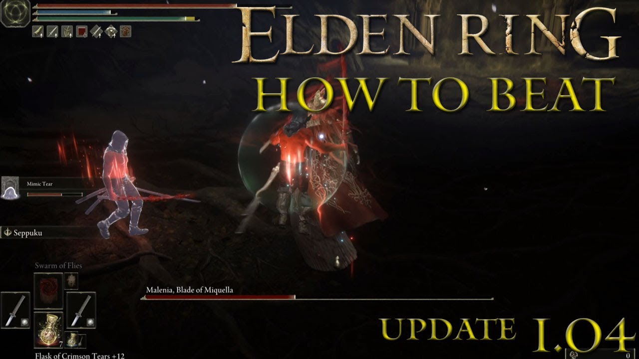 ELDEN RING - Como Derrotar a Malenia Rápido e Fácil - Modo Easy - V. 1.09.1  