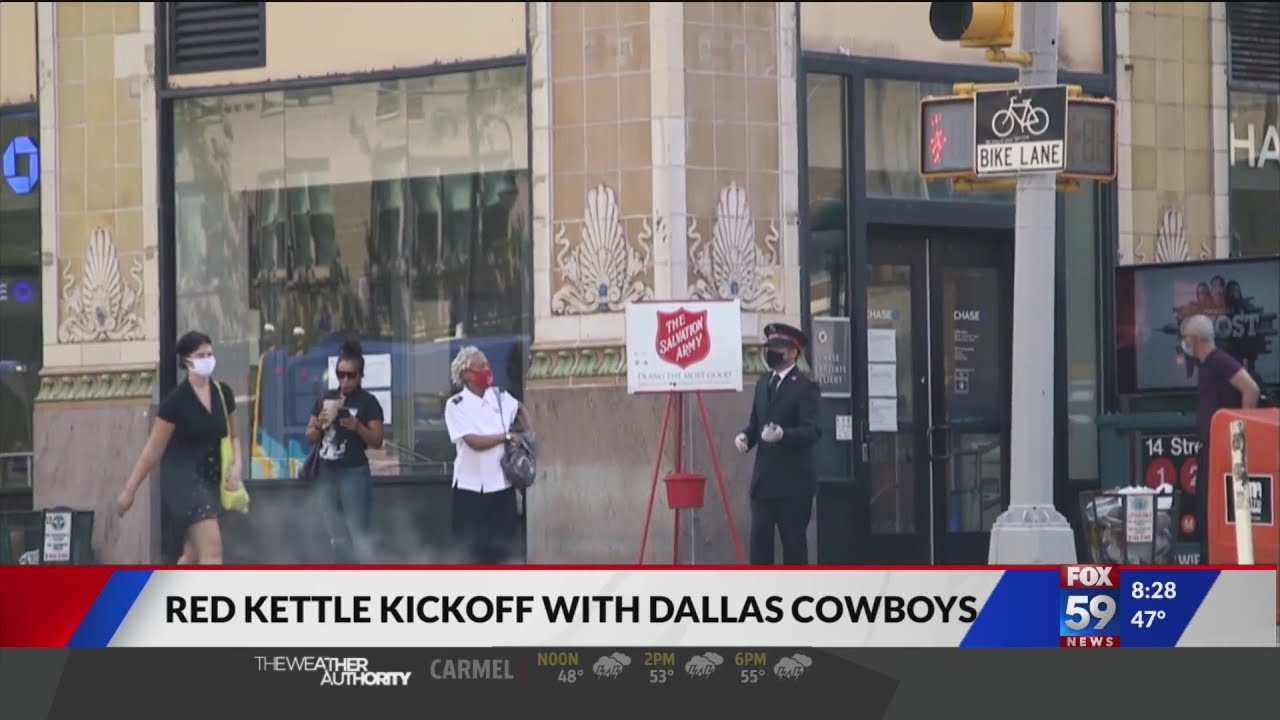 Red Kettle Kickoff with Dallas Cowboys YouTube