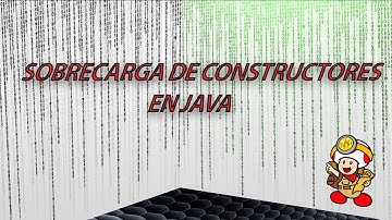 COMO SOBRECARGAR UN CONSTRUCTOR EN JAVA  - DE MANERA MUY SENCILLA !
