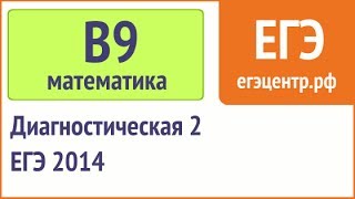 B9 по математике, ЕГЭ 2014, диагностическая 2 (12.12). Вариант 1, Запад без логарифмов B9 по математике, ЕГЭ 2014, диагностическая 2 (12.12). Вариант 1, Запад без логарифмов