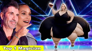 Beautiful Female Magician SURPRISES everyone with UNBELIEVABLE magic show, Britain's Got Talent 2024