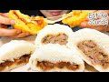 【eatingsounds】肉まん、ピザまん　咀嚼音　no talking