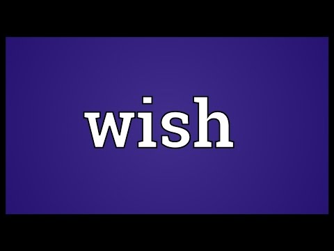Wish Meaning