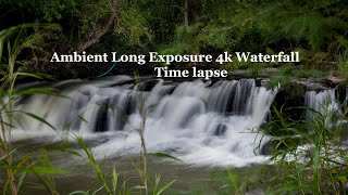 Ambient Long Exposure 4k Waterfall Time lapse