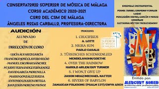 Audición Alumnado Dirección de Coro