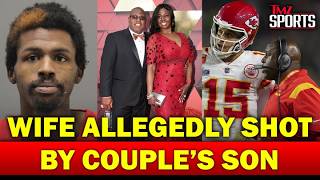 Eric Bieniemy's Wife Allegedly Shot By Couple’s Son At Home | TMZ Sports