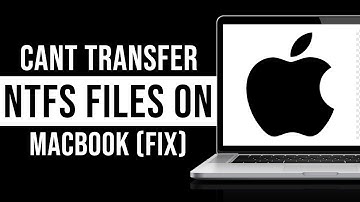 Cant Transfer File from Mac to External Hard drive? Drive Formatted in NTFS?