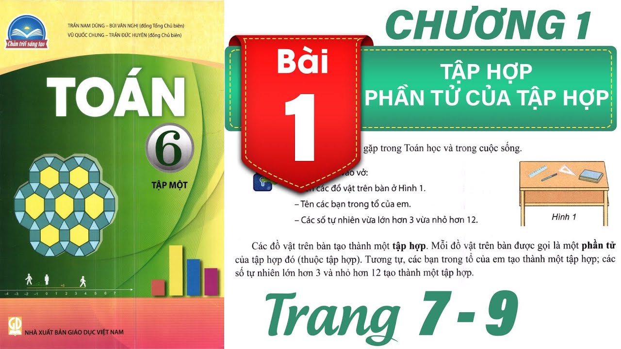 Toán 6 chân trời sáng tạo chương 1 bài 1 |Tập hợp phần tử của tập hợp - youtube