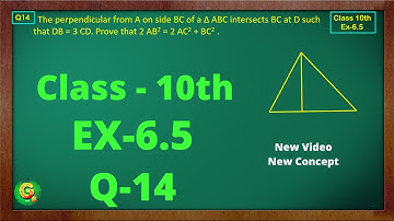 Ex 6.5 Q14 Class10 | Triangles Chapter 6 | Class10 | NCERT | Class10 Ex 6.5 Q14 | Green Board