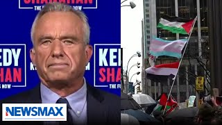 RFK Jr. watches anti-Israel protesters swarm NYC during Biden visit