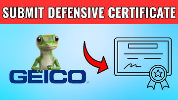 How To Submit Defensive Driving Certificate To Geico