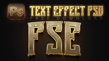 3D Style Spirit Text Effect FREE PSD Template - Free Stuff Editz #photoshop #template #golden