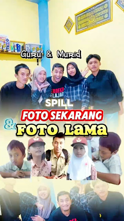 guru dan murid spil foto 😁 #guru #murid #sekolah #gurudanmurid #masguru