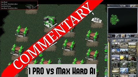1 PRO vs 5 MAX HARD Ai COMMENTARY multiplayer Command and Conquer