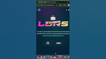 Powerful Websites You Should Know 🔃Download Loaders for free #productivity #webdesign #webdeveloper