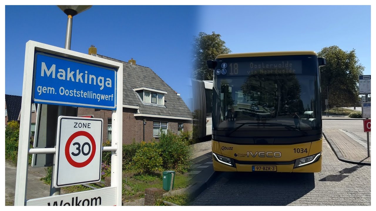 Qbuzz FRL Lijn 18 - Steenwijk Bstn - Oosterwolde Bstn via Makkinga