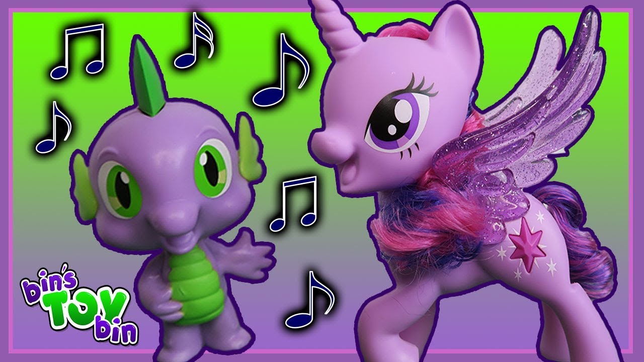 SINGING Princess Twilight Sparkle & Spike  My Little Pony 