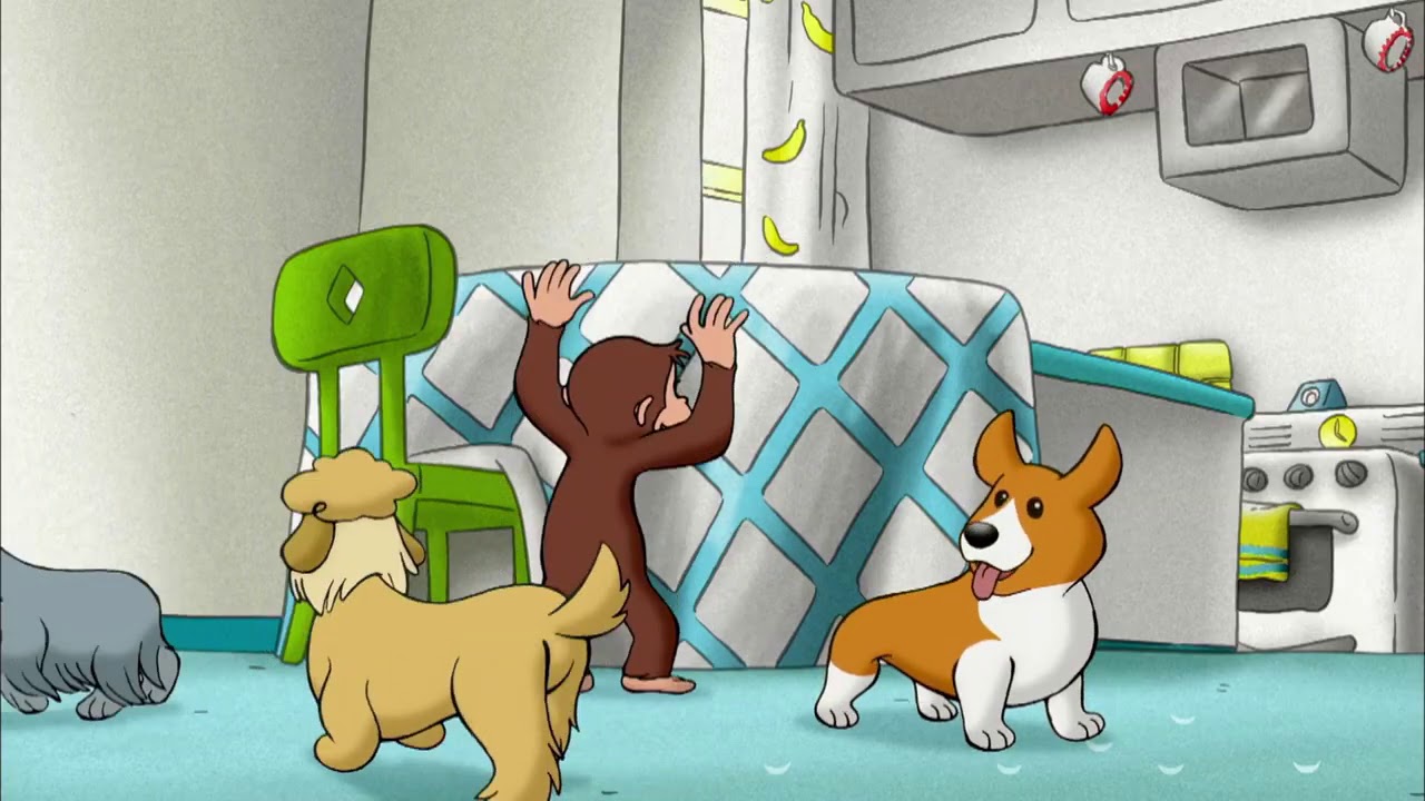 犬と遊ぶ おさるのジョージ 子供のための漫画 Youtube