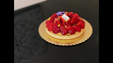 tart aux fraises by ChefSetee  find the link below for the full class