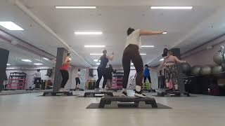 СТЕП АЭРОБИКА ЦЕЛАЯ ТРЕНИРОВКА / STEP AEROBICS