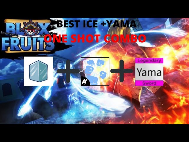 Ice Fruit + Yama Sword One shot combo』Honor Hunt l Roblox, Blox fruits  update 17.2