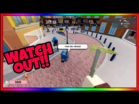 Arsneal Noob Gets Pawned In 1v1 Roblox Arsenal Youtube - arsneal noob gets pawned in 1v1 roblox arsenal