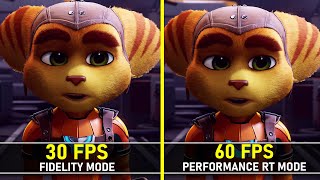 Ratchet & Clank: Rift Apart | Fidelity (30FPS) VS Performance (60 FPS) | Graphics Comparison | PS5