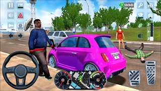 Taxi Sim 2022 Evolution 🚕 - Driving Small City Car Mini Fiat 500 in NY 🚗 - Android gameplay screenshot 1