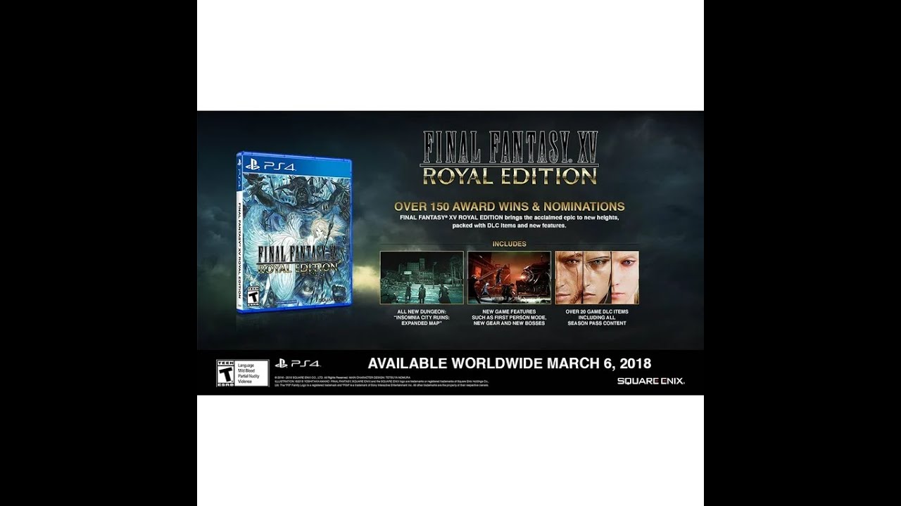 Đập Hộp Final Fantasy Xv Royal Edition Có Gì Trong Bản Vật Lý Youtube 