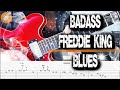Freddie King Blues Guitar lesson (Lesson with Tabs!)