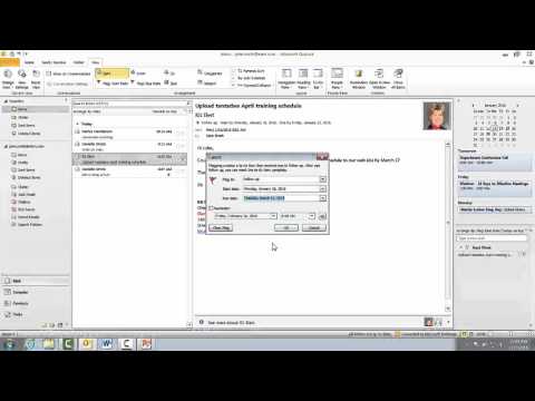 Creating Tasks from Email Messages in Outlook