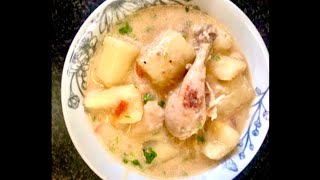 Best chicken cassava recipe! Quick and easy, healthy chicken & cassava, yuca, mogo in coconut milk