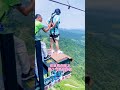 Bungee jumping with rope in beautiful place  asmr bungee jumping p57 shorts