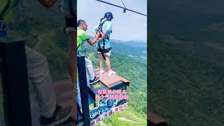 Bungee Jumping With Rope In Beautiful Place, :$ Asmr Bungee Jumping (p57) #shorts screenshot 2